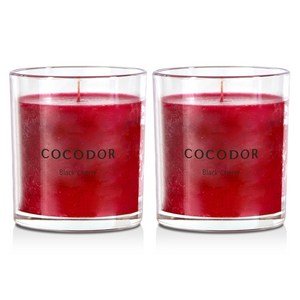 코코도르 프리미엄자 캔들, 블랙체리, 170g, 2개