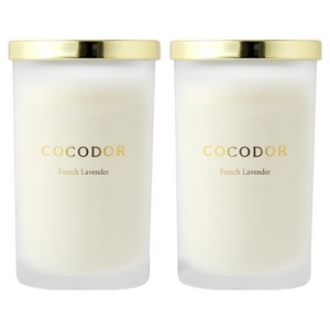 코코도르 소이캔들 L, 프렌치라벤더, 500g, 2개