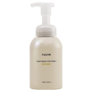 러베 유아용 패밀리 핸드워시, 애플 포레스트향, 400ml, 1개
