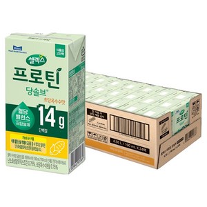 셀렉스 식물성 고단백 프로틴 당솔브 음료 초당옥수수맛, 24개, 190ml
