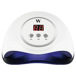 위드샨 프로 라이트 48W UV / LED 전문가용 젤네일 램프, 1개, 화이트
