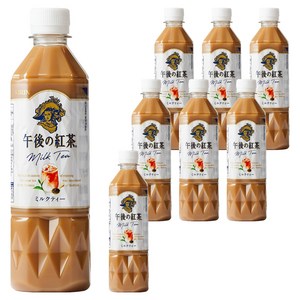 오후의홍차 밀크티, 8개, 500ml