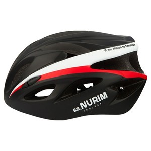 스포츠 경량 사이즈조절 헬멧 ss NURIM AERO S100, 블랙, 1개