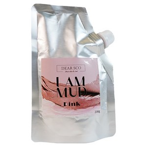 디얼스코 아이엠 머드 강아지 머드팩 핑크, 200g, 1개