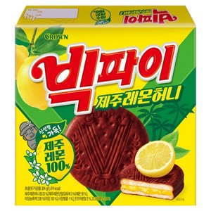 크라운 빅파이 제주레몬, 324g, 1개