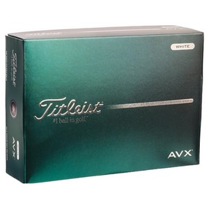 타이틀리스트 AVX 골프공 3피스 42.67mm 12p, 화이트, 12개입, 1세트