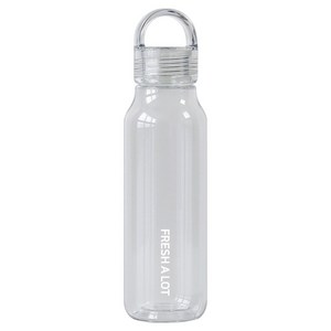 프레쉬어랏 트라이탄 핸들캡 에어 보틀, 클리어, 650ml, 1개