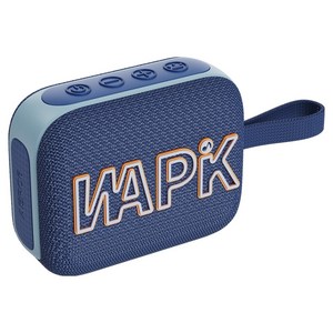 와피크 휴대용 미니 무선 TWS 블루투스 스피커, 블루, AERO3