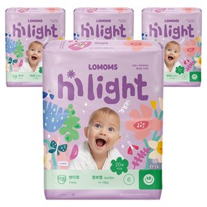 로맘스 하이라이트 팬티형 기저귀 남여공용 점보형 Jumbo, 80매, 6단계
