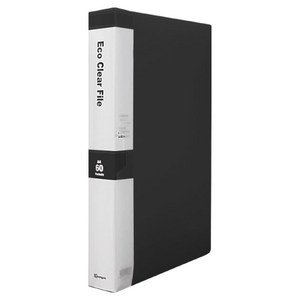 영오 클리어파일 케이스형 60p, 흑색, 1개