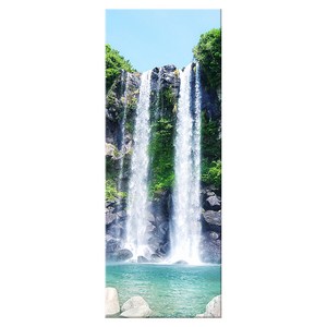더아트컴퍼니 물그림 재물운 풍수 풍경 캔버스 액자 25 와이드 제주 정방 폭포, 25. 와이드 제주 정방 폭포