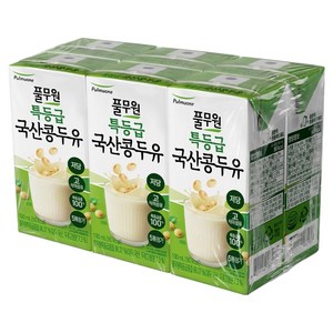 풀무원 특등급 국산콩 두유, 190ml, 6개