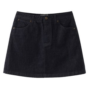 세터 W 클래식 논페이드 데님 미니 스커트