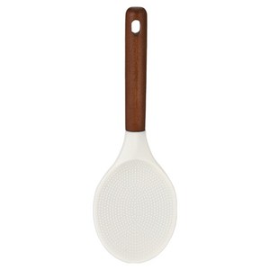 발룬피니 아르보르 플래티넘 실리콘 우드핸들 주걱, 아이보리, 1개