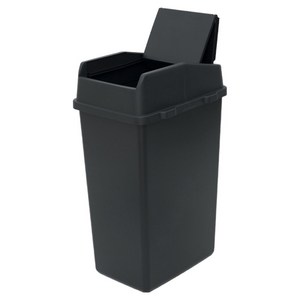 라이피스트 이지 슬라이딩 오픈 휴지통 80L, 블랙