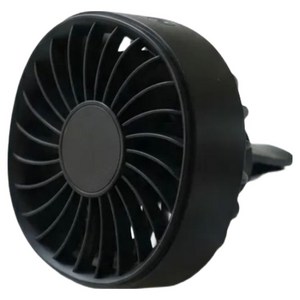 레인스카이 차량용 터보팬 PRO 선풍기, 블랙, F-22B