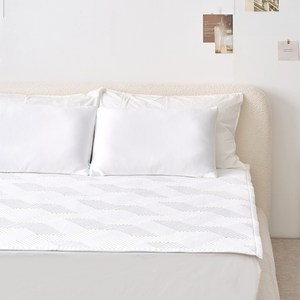 플래비안 듀라론 쿨메쉬 냉감패드, 화이트