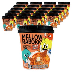 멜로우빈 즉석 매콤달콤 라볶이, 170g, 24개