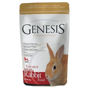 제네시스 토끼 알팔파 발효된 사료, 1개, 2kg