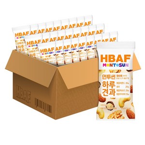 바프 먼투썬 하루견과 믹스넛 화이트, 20g, 50개