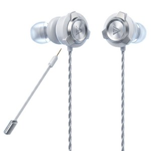 사운드판다 AI 맞춤 EQ 트리플 하이브리드 드라이버 게이밍 이어폰, 화이트, SPE-G11