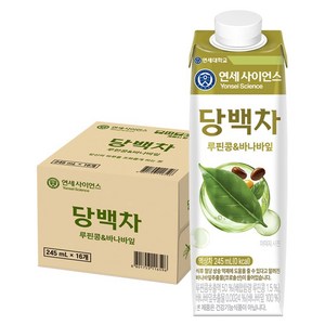 연세유업 식후 혈당 케어 차 당백차, 16개, 245ml