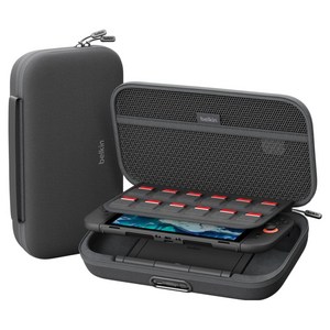 벨킨 게이밍 닌텐도 스위치2 전용 30W 10000mAh 여행용 충전 케이스 Pro, 차콜, 1개, ENA003qcCH