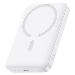 베이스어스 고속 무선 충전 맥세이프 보조배터리 10000mAh C타입, 문화이트, PPFM11-1022