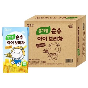 함소아 유기농 순수 아이 보리차, 24개, 125ml