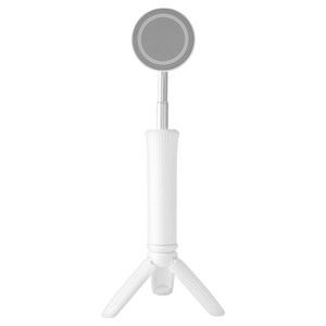 레벤트 맥세이프 3in1 미니 셀카봉 삼각대, 화이트, 1개, TS01