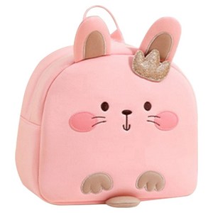 토이토 애니멀 키즈 미아방지 백팩, 1개, 핑크 토끼