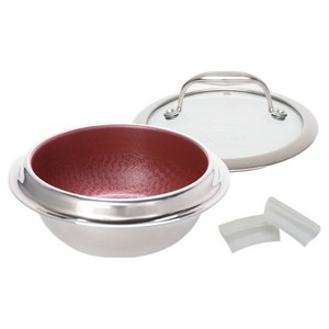 쿡셀 최상위 라인 홀로그램 큐브 가마솥, 레드, 1개, 16cm