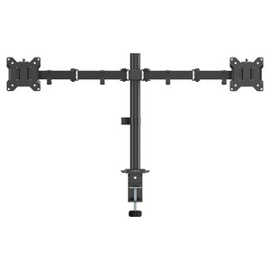 픽셀아트 스탠디아 HXM 가로 듀얼 모니터암 거치대, Matte Black, 1개