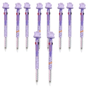 필박스 포켓몬스터 메타몽 3색 볼펜 0.7mm 10p 세트, 1세트, 랜덤발송