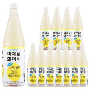 미에로화이바 솔트레몬 음료, 1.2L, 12개