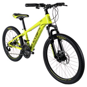 블랙스미스자전거 페트론 6세대 MTB 알루미늄 디스크 브레이크 12.68kg 신장 125cm~145cm 방문설치, 6s 페트론 22 네온그린, 1개, 네온그린, 150cm