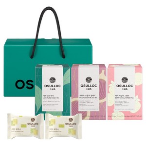 오설록 티 라이프 세트, 1세트, 티백 3종 x 15p + 그린티 웨하스 17g x 2p 골드박스 특가