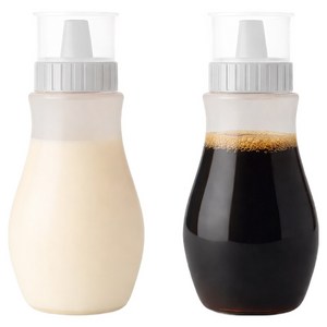 리빙메이커 말랑타입 식품용기 5구 소스통, 250ml, 2개