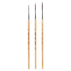 헤렌드 긴 세필붓 낱자루 LS-3900 3종 세트, 1세트, 2호, 3호, 4호