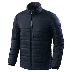 마크 퀼팅 폴라플리스안감 점퍼 MK-255, 블랙