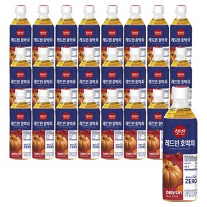 햇반 매일 마시는 제로칼로리 제로카페인 레드빈 호박차, 24개, 500ml