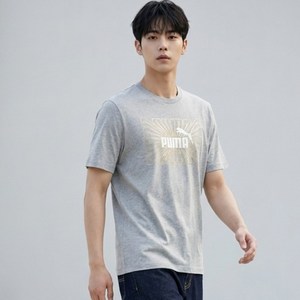 푸마 남성용 그래픽 포일 티셔츠 골드박스 특가