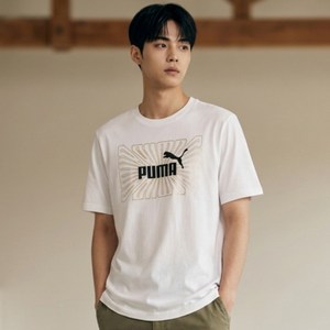 남성용 그래픽 포일 티셔츠 골드박스 특가