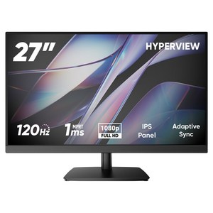 앱코 FHD 하이퍼뷰 120 IPS HDR 27인치 모니터, HV-27F120(무결점), 68.58cm
