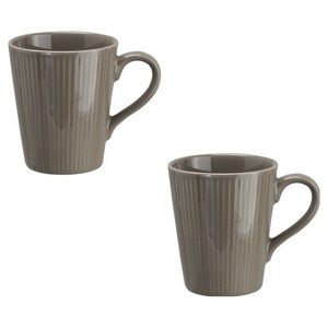 메종오브제 라이닝 머그 280ml 중, 모카, 2개