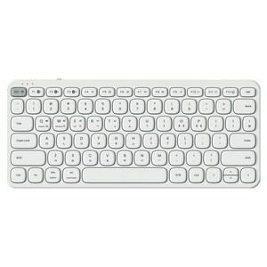 엑토 미니 블루투스 충전식 초슬림 유무선 텐키리스 키보드, 세이지 그레이 + 모스 그린, B606, 제조사축