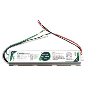 루멘룩스 방수 SMPS 12V 100W 슬림형 LED 안정기 LSP100-12V, 1개