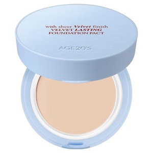에이지투웨니스 벨벳 래스팅 파운데이션 팩트 7g, 21C LIGHT, 1개