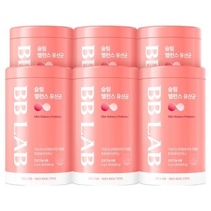 비비랩 슬림 밸런스 유산균 30p, 6개