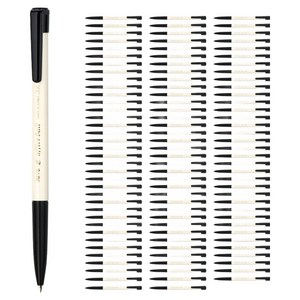 자바펜 e 오피스 볼펜 0.7mm, 블랙, 108개
